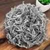 homeemoh 100g Crinkle Cut Paper Shred Filler, Packing Basket Gift Box Filler Grass Cushion Stuffing for Halloween, Birthdays, Anniversaries, Weddings, Silver Gray view 3