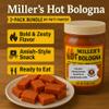 Putt Pantry Spicey Combo, 2 Pack of Millers Hot Bologna, Zesty Pickled Bologna in a Hot Pepper Vinegar Brine Amish-Style Snack, Ready to Eat, 16 oz Each, 32 oz Total view 2