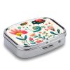 Pill Organizer, Portable Pill Box, Travel 7 Day Pillcase Cartoon Small Insect Medicine Organizer 2 Compartments Medicine Container for Vitamins, Medications, Fish Oil and Supplements view 3