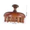 COLLBATH Scalp Massager Shampoo Brush Wooden Hair Brush for Head Massage Itch Relief Blood Flow Enhancement Relaxation Portable Tool view 2