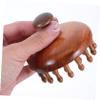 COLLBATH Scalp Massager Shampoo Brush Wooden Hair Brush for Head Massage Itch Relief Blood Flow Enhancement Relaxation Portable Tool view 3