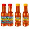 Chiletico Caribbean & Pacific Artisan Hot Sauce Combo (2 Caribea Hot + 2 Portea) Authentic Costa Rican Flavors 4.9 oz Bottles Total Net Weight 19.6 oz 4-Pack view 1