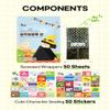 [50 sheets] Nice witch's Seaweed Wrappers for Triangle Rice Ball Korean Gimbap Nori, Onigiri Sheets for Easy Homemade Cooking view 2