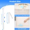 2 Replacement Handles Compatible with Swiffer Duster Refill, Long Extended Handle with Multi Surface 270 Degree Rotation, Removal Duty Duster Handles with Telescopic Extended Pole for Home Cleaning view 3