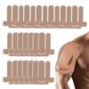 18 Pcs Kinesiology Tape for Shoulder Pain Relief Precut Sport Tape for Shoulder-Support & Stability, Hypoallergenic Latex-Free Athletic Tape for Shoulder, Waterproof & Breathable Muscle Tape(Beige)