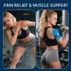 18 Pcs Kinesiology Tape for Shoulder Pain Relief Precut Sport Tape for Shoulder-Support & Stability, Hypoallergenic Latex-Free Athletic Tape for Shoulder, Waterproof & Breathable Muscle Tape(Black) view 3
