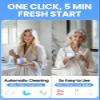 Dental Ultrasonic Retainer Cleaner Machine: Nicwell 200ML Dental Cleaning Pod for Denture, Mouth Guard, Night Guard, Braces, Tray, Aligner 45kHz Cleaner with Protection Design & Digital Timer view 3