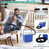 Knee Ice Machine for Post-Surgery 8-Quart Affordable Cold Therapy Machine for Knee Replacement, 5X Faster Healing, Programmable Ice Therapy with Quiet Motor, Leak-Proof view 2