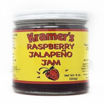 Jam Made in Iowa Assorted Jams Kramers You Choose 8oz (Raspberry Jalapeno)
