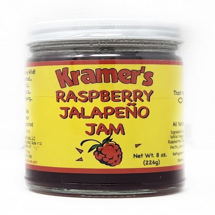 Jam Made in Iowa Assorted Jams Kramers You Choose 8oz (Raspberry Jalapeno)