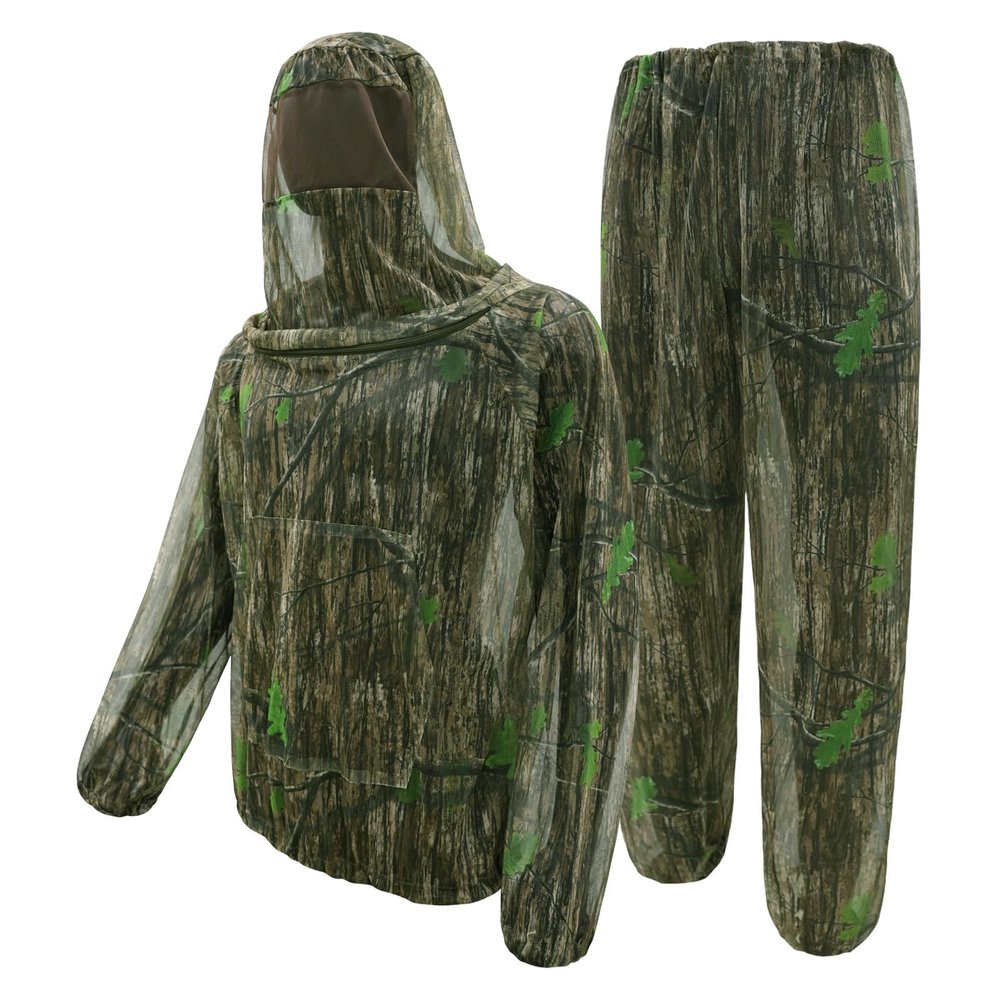 LOOGU Mosquito Suits, Net Bug Pants & Jacket Hood Sets - Ultra-fine Mesh - With Fishing, Hiking, Camping and Gardening