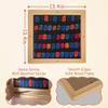 4-Piece Wooden Frame Sensory Touch Panel Set|Tactile Interactive Material Panels with Assorted Textures | Wall-Mounted Sensory Boards for Tactile Exploration & Focus Development view 2