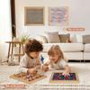 4-Piece Wooden Frame Sensory Touch Panel Set|Tactile Interactive Material Panels with Assorted Textures | Wall-Mounted Sensory Boards for Tactile Exploration & Focus Development view 3