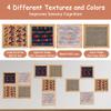 4-Piece Wooden Frame Sensory Touch Panel Set|Tactile Interactive Material Panels with Assorted Textures | Wall-Mounted Sensory Boards for Tactile Exploration & Focus Development view 4