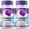 (2 Pack) Synaptic XR Core Focus Capsules, Synaptic XR Supplement Advanced Cognitive Strength Supplement for Memory, Advanced Brain Health Formula, Overall Wellness Support Reviews, USA (120 Capsules) view 1