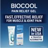 BIOCOOL Sports Gel Tube 100 ml (3.38 fl oz) Max Strength Cooling Pain Relief Gel for Muscle & Joint Soreness, Stiffness & Discomfort Fast-Acting, Non-Greasy Korean Formula - 1PK view 2