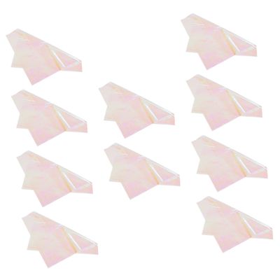 OFFSCH 10 Sheets Iridescent Cellophane Wrap Paper Floral present Wrap for Bouquets Wedding and Crafts Versatile Decorative Film