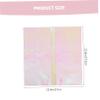 OFFSCH 10 Sheets Iridescent Cellophane Wrap Paper Floral present Wrap for Bouquets Wedding and Crafts Versatile Decorative Film view 2
