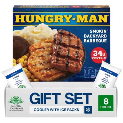 Salutem Vita Smokin' Backyard Barbeque Frozen Meal, 16 oz, Gift Set: Pack of 8