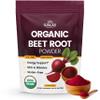 Organic Beet Root Powder (8oz) USDA Organic Beetroot Powder Supplement - Energy, Heart & Immune Support for Adults - Vegan Beetroot Juice - Rich in Nitrates - Non GMO, Gluten-Free & Made in USA view 1