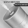 Aroma Scent Diffuser Starter Kit for Up to 1000SQ. FT. Coverage - 120ML Waterless Essential Oil Scent Included - Luxury Aroma Diffuser Ideal for Home, Office & Hotel (Silver, Divine Allure) view 3