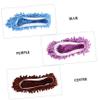 Alipis 3pairs Floor Cleaning Mop Socks Reusable Inserts Mop Slippers for Adults Boys and Girls view 2