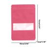100PCS Foil Pouch Mylar Bags with Clear Window,ULIFESTAR Stand Up Sealable Bags with Tear Notches,Resealable for Food,Party Favors,Gift Packaging and Small Business(10 * 15cm/3.94 * 5.91",Pink) view 2