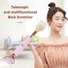 Retractable Pink Back Scratcher with Massage Rollers, Portable Travel Back Massager, Multifunctional Anti-Itch Tool for Women and Men(Set1) view 2