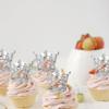 Rsstarxi 6 Pack Silver Queen Crown Cake Topper 3D Mini Crown Cake Pick for Baby Shower Kids Girls Birthday Anniversary Party Cake Decorations Supplies view 4