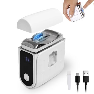 2026 Upgraded Electric Nail Clipper, Automatic Nail Trimmer with Digital Display, 3 Speeds, LED Light & German Alloy Blade, USB Rechargeable with Clip Storage, Safe for Adults, Seniors & Baby