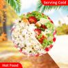 100Pcs Gingham Ice Cream Paper Bowls 12 oz Red and White Plaid Dessert Small Soup Bowls Summer Ice Cream Cups Hot or Cold Yogurt Food Containers for Picnic BBQ Crawfish Boil Birthday Party Supplies view 4