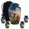 Casketique Hummingbird Cremation Urns for Adult Ashes Women - Large Memorial Urns for Adult Male - Funeral Urn for Human Ashes - Burial Urn for Mother & Father -10 & 3 Inch view 1