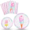 WERNNSAI 12 Pcs Ice Cream Candy Boxes + 48PCS Ice Cream Party Supplies view 2