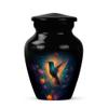 Casketique Hummingbird Cremation Urns for Adult Ashes Women 1 Large & 4 Keepsake Urn - Black Funeral Urns for Human Ashes Adult Man - Small Cremation Urn for Mom & Dad Combo - (10 & 3 Inch) view 2