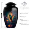 Casketique Hummingbird Cremation Urns for Adult Ashes Women 1 Large & 4 Keepsake Urn - Black Funeral Urns for Human Ashes Adult Man - Small Cremation Urn for Mom & Dad Combo - (10 & 3 Inch) view 3