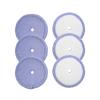 PYCUBN 6 Washable Mother Yarn and Ultra-fine Fiber Mop Pads, Suitable for Edge RS700 RS500 Mop Cloth Replacement Accessories view 2