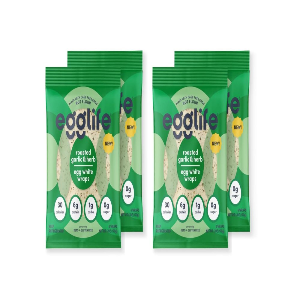 egg wraps (Garlic Herb) - 4 PACK