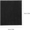 50pcs Glasses Cleaning Cloths Lint-Free Eyeglass and Screen Cleaner for Safe Efficient Cleaning 5.5in Black Microfiber Cloths view 2