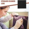 50pcs Glasses Cleaning Cloths Lint-Free Eyeglass and Screen Cleaner for Safe Efficient Cleaning 5.5in Black Microfiber Cloths view 3