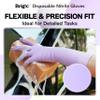 Brigic 12-Inch Extended Disposable Nitrile Gloves | Latex-Free & Powder-Free | Full Palm Textured Grip | Multipurpose for Home, Kitchen, Beauty & Garden lemon Yellow, Large (Pack of 100) view 4