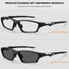 ALKAHE Photochromic Bifocal Reading Glasses Women Men Rectangle TR90 Frame Sun Protection Bifocus Eyeglasses Matte Black Glasses 2.0 view 3