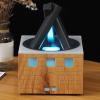 Pssopp Aromatherapy Diffuser Humidifier, Quiet and Colorful 400ml Essential Oil Air Diffuser Campfire Ornament for Home Office (US Plug 100-240V) view 4