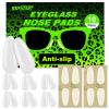 1.6mm Ultra-Thin Anti-Slip 17mm Long Silicone Nose Pads for Glasses-Replacement Anti-Slip Nose Pads, with Super Sticky Backing for Eyeglasses, Sunglasses & Blue Light Glasses view 1