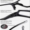 ALKAHE Photochromic Bifocal Reading Glasses Women Men Rectangle TR90 Frame Sun Protection Bifocus Eyeglasses Blue Glasses 2.0 view 4
