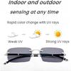 Intelligent Dual Focus Glasses, Automatic Zoom Blue Light Blocking Protection Presbyopia Glasses (2PCS Sliver,+4.0) view 4