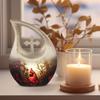 JAGLASH Northen Cardinal Large Memorial urns for Ashes Adult Female - Cremation urn for Ashes Adult Man - Funeral Decorative 10 inch view 3