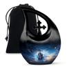 JAGLASH Violin Cremation Urns for Human Ashes Adult Female - Tear Drop Urns for Human Ashes - Cremation Urn for Adult Male Large - 10 Inch (Included Velvet Bag) view 1