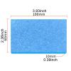 100-Pack High-Temperature Soldering Iron Tip Cleaner Sponges - Compressed Wood Pulp for Phone Repair & Desoldering (Blue Square 100 * 60 * 10mm) view 2