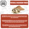Essential Spice Organic Portabella Mushroom Powder Earthy, Umami-Rich Flavor Perfect for Seasoning, Sauces, Soups, Gravies & Blends Finely Ground, Gourmet Plant-Based Pantry Staple (1 lb) view 3
