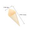 VALICLUD 50pcs Wooden Ice Cream Containers for Food Cones Charcuterie Cones Wedding Decor Ice Molds view 2